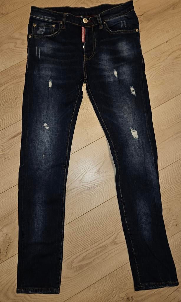 Dsquared2 spijkerbroek maat 158/164, Kinderen en Baby's, Ophalen, Zo goed als nieuw, Broek