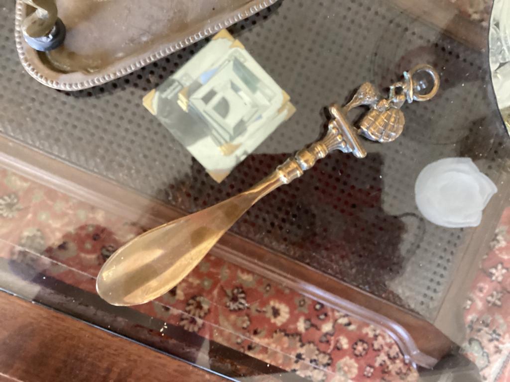 Schoenlepel koper // 25 cm, Ophalen of Verzenden