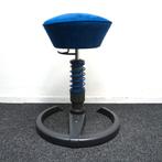 Aeris Swopper Classic Balans Kruk | Vast | Blauw Suède Stof