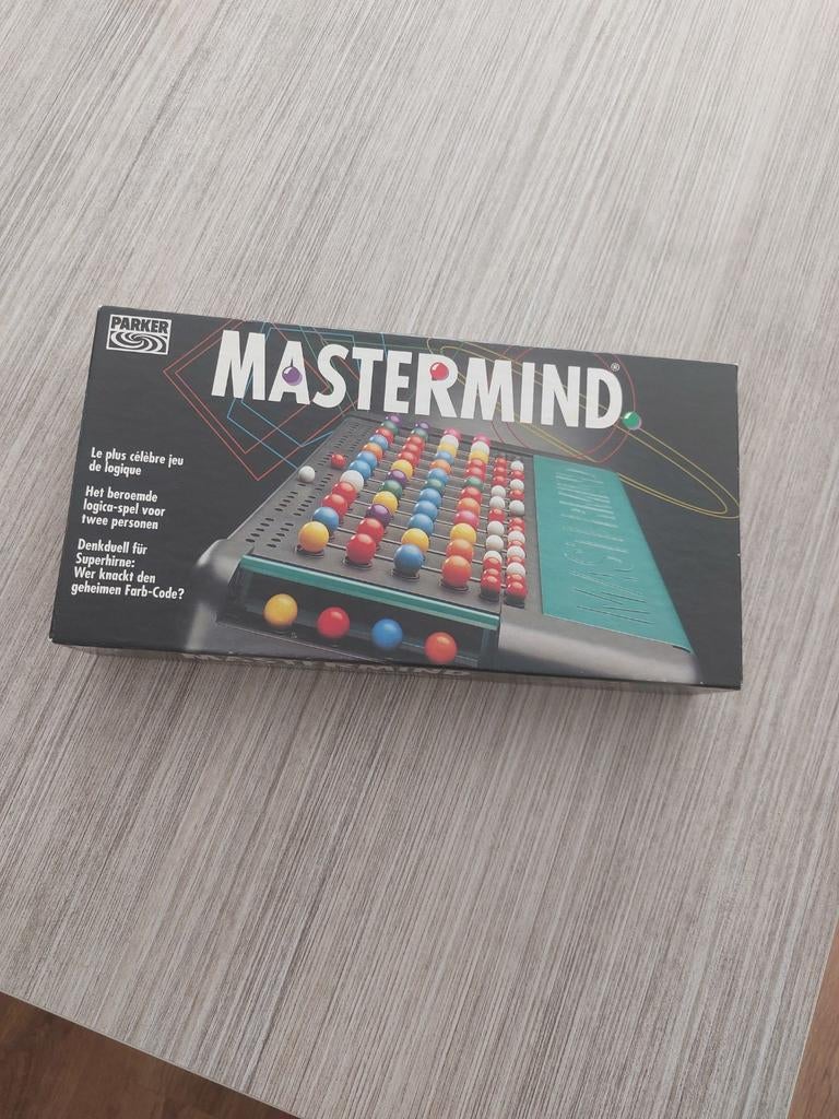 Mastermind spel - Klassiek codekraakspel van Parker, Een of twee spelers, Ophalen of Verzenden, Gebruikt, Parker