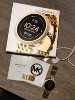 Michael Kors Smartwatch Android - Goudkleurig met doos, Ophalen, Zo goed als nieuw, Android
