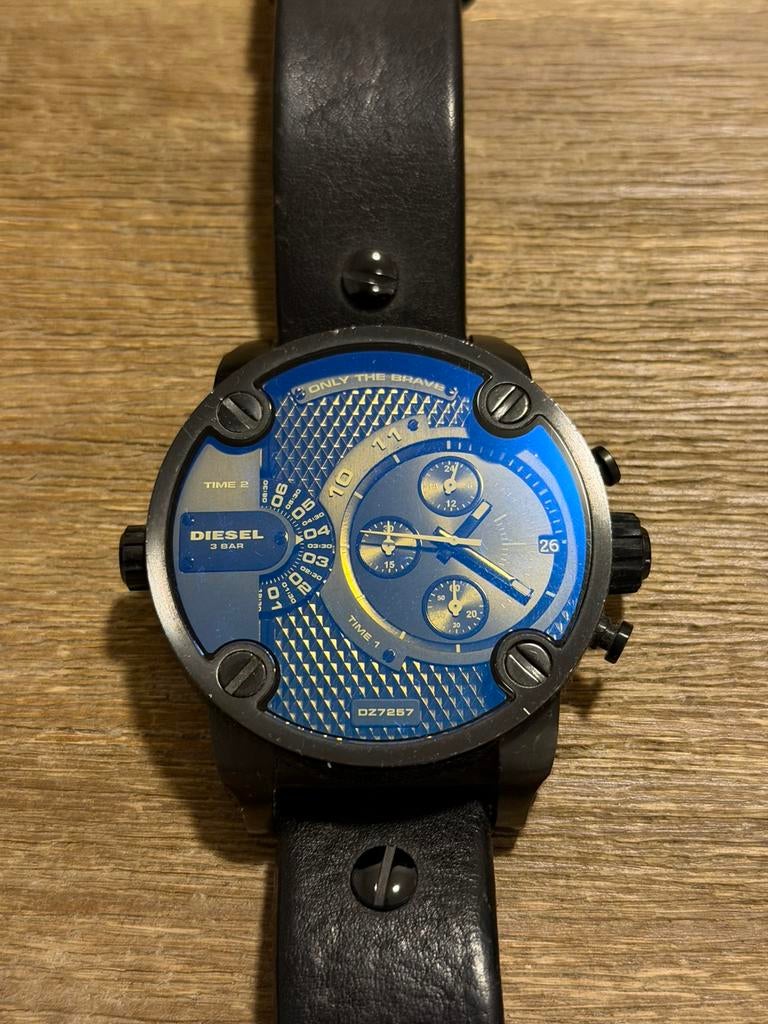 Diesel heren horloge, Ophalen, Staal, Overige merken, 1960 of later