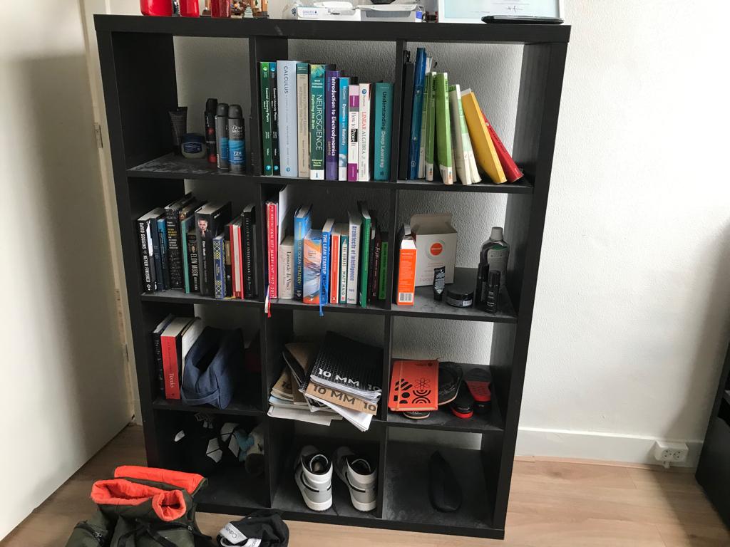 Ikea blokkenkast gratis af te halenp, Huis en Inrichting, Ophalen, Gebruikt, 200 cm of meer, 25 tot 50 cm