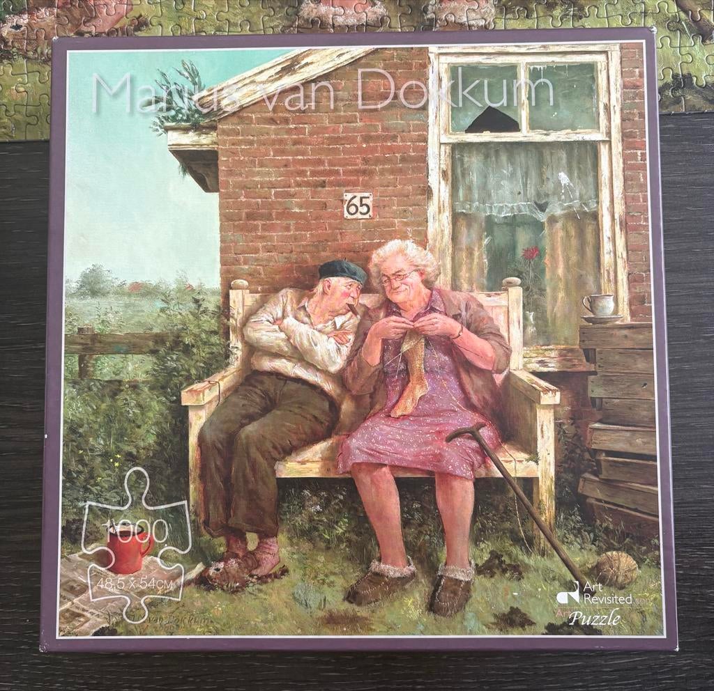 Marius van Dokkum puzzel 1000 stukjes, Ophalen of Verzenden, 500 t/m 1500 stukjes, Zo goed als nieuw, Legpuzzel