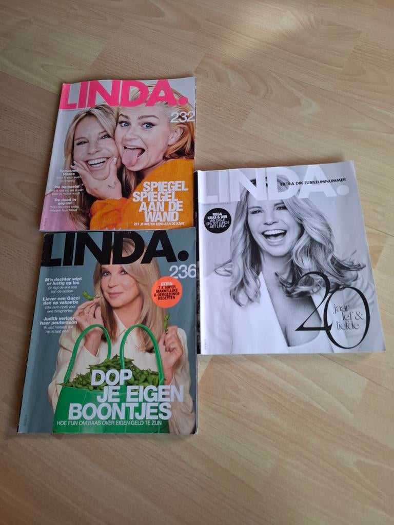 3x linda, Boeken, Tijdschriften en Kranten, Ophalen of Verzenden, Zo goed als nieuw, Damesbladen