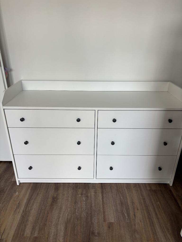 Ladekast met 6 lades,, Huis en Inrichting, Kasten | Ladekasten, Ophalen, 100 tot 150 cm, 5 laden of meer, Zo goed als nieuw