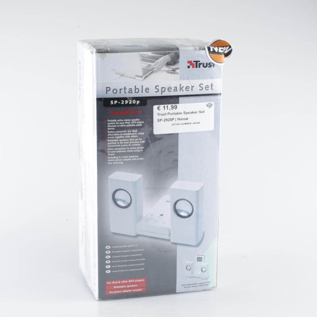 Trust Portable Speaker Set SP-2920P | Nieuw, Trust, Nieuw, Support@trust.com, Laan van Barcelona 600
3317 DD Dordrecht
Netherlands
