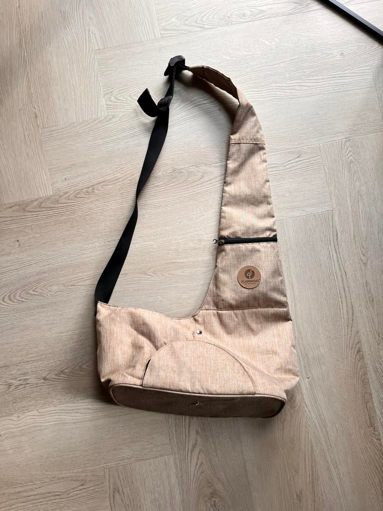 Mooie beige Draagtas voor kleine hond, Ophalen of Verzenden, Nieuw, Beige, Overige merken