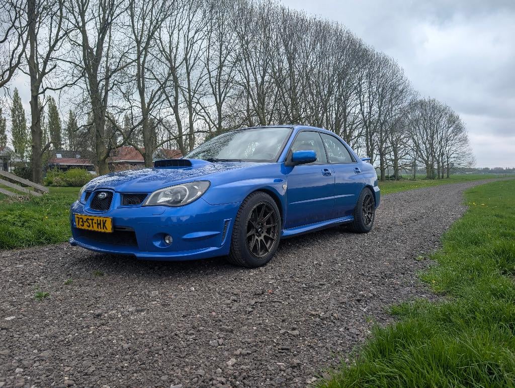 Subaru Impreza 2.5 WRX 2006 Blauw -technisch 100% goed-, Auto's, Subaru, 1385 kg, Stof, 4 cilinders, Blauw