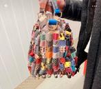 Multicolour Patchwork Lederen Giulliano Tas, Ophalen of Verzenden, Nieuw, Overige kleuren, Handtas