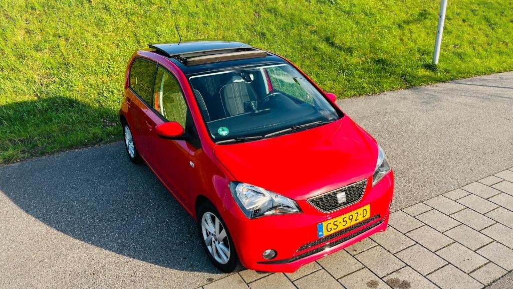 Seat Mii Sport Connect 2016 Rood | Panoramadak | Cruise, Auto's, Seat, Particulier, Mii, ABS, Airbags, Bluetooth, Boordcomputer