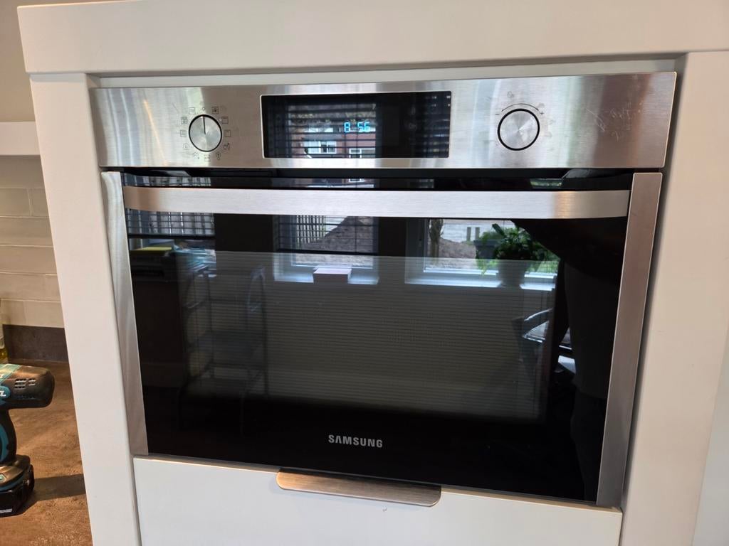 Samsung NQ50J3530BS Luxe Inbouw Combi-Magnetron 50L RVS, Ophalen, Hete lucht, Inbouw