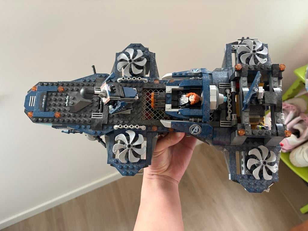 Lego Marvel Helicarrier 76153, Verzenden, Zo goed als nieuw, Complete set, Lego