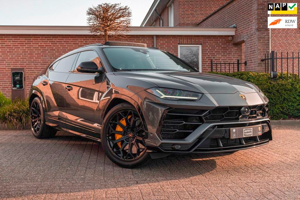 Lamborghini Urus 4.0 V8 650 PK Pano Keramisch B&O Advanced M, Auto's, Lamborghini, Automaat, Urus, Gebruikt, Verwarming stoelen achter