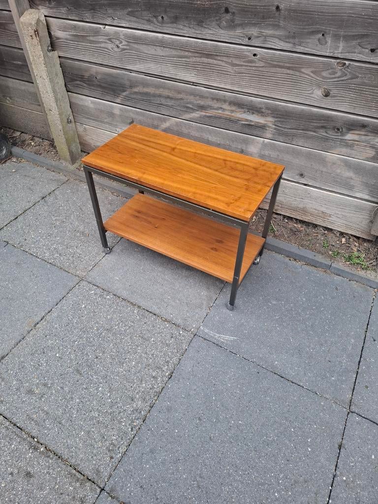 Design tafel Pastoe stiemstra( midcentury retro vintage ), Ophalen, 50 tot 100 cm, Zo goed als nieuw, 25 tot 50 cm