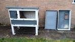 Ferplast konijnenjok met twee verdiepingen, Dieren en Toebehoren, Ophalen, 90 cm of meer, Konijn, Hok