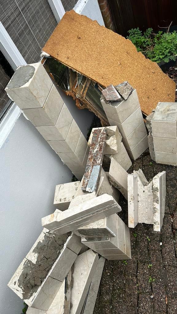 Verschillende natuurstenen, Ophalen, Gebruikt, Natuurstenen