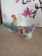 vintage 2 porseleinen haan en kip beeldjes, Ophalen of Verzenden