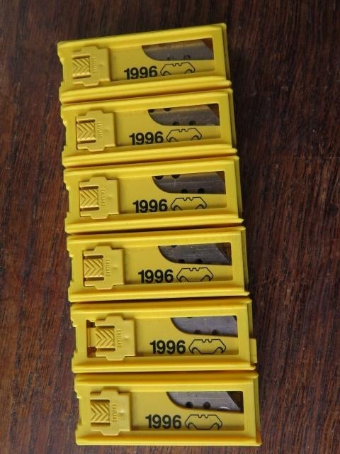 Stanley haakmesjes model 1996, 6x10 stuks, Verzenden, Nieuw