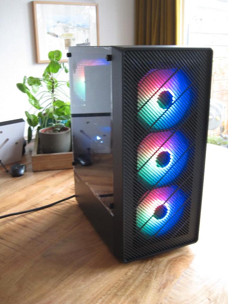 Game PC i7 6700K-4.2-GHZ-RX 580 8GB-1TB-256 SD-16GB, Computers en Software, Desktop Pc's, Zo goed als nieuw, 4 Ghz of meer, HDD