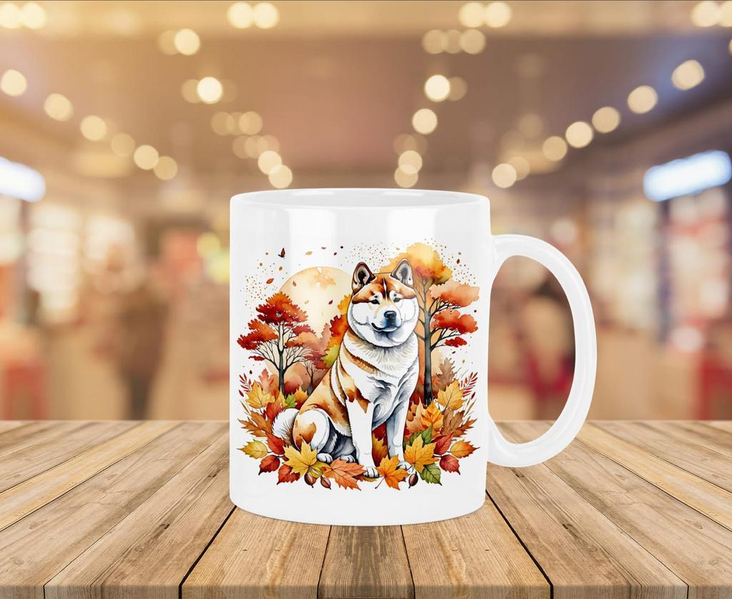 Akita Herfstmok, Verzenden, Nieuw, Overige stijlen, Kop(pen) en/of Schotel(s)