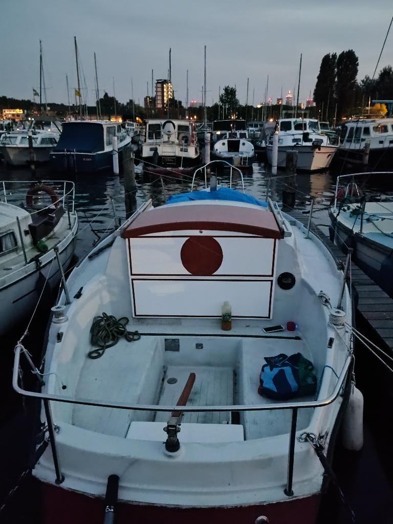 Aloha 23 Primevent zeilschip, Ophalen