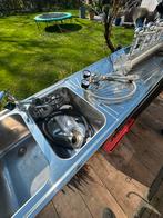 Biertap 4-kraans compleet: 8x20l serrco koeling lekblad etc, Ophalen, Zo goed als nieuw, Overige typen