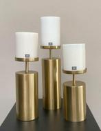 Kersten Set kaarsenhouder Sara goud 11x23/11x28/11x33 cm, Ophalen, Overige materialen, Overige kleuren, 25 tot 50 cm
