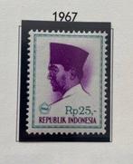1x 1967 Pres. Soekarno, Ophalen of Verzenden, Postfris, Zuidoost-Azië