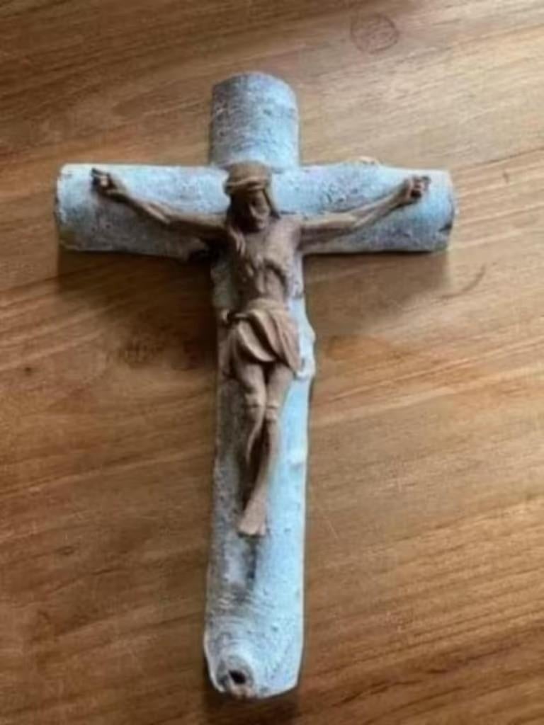 Jezus Kruis (crucifix ), Ophalen of Verzenden, Zo goed als nieuw, Beeld(je)