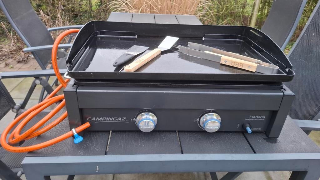 Campingaz bakplaat barbecue, Ophalen