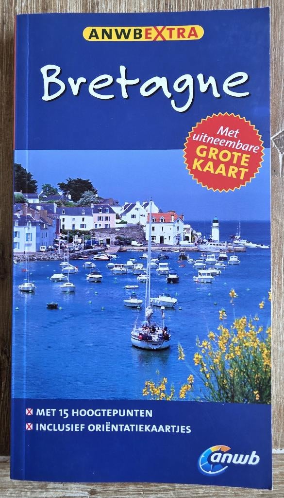 ANWB Extra reisgids Bretagne - Frankrijk, Boeken, ANWB, Europa, Ophalen of Verzenden, Zo goed als nieuw