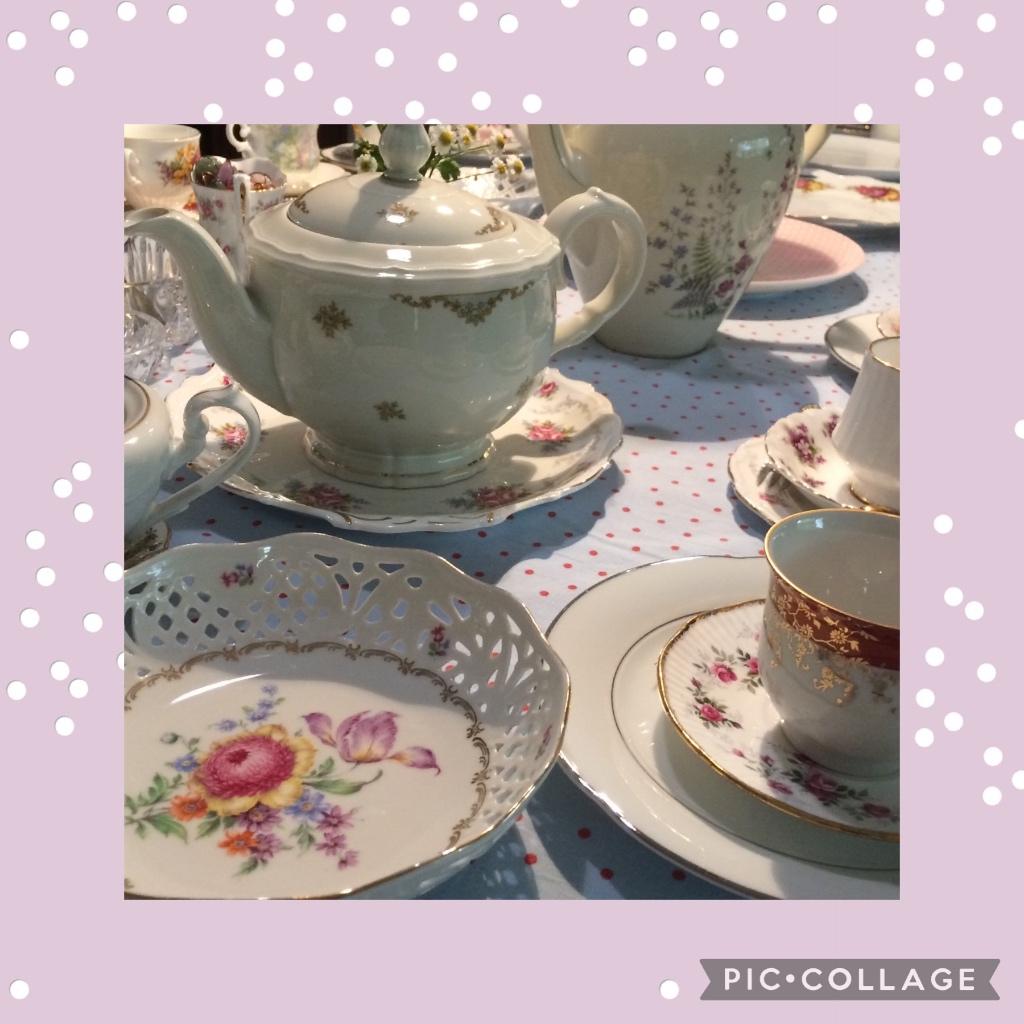 Vintage High Tea servies te huur, opbrengst voor Oekraïne, Ophalen, Gebruikt, Overige