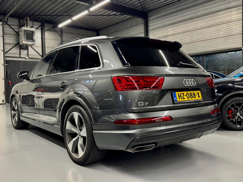 Audi Q7 3.0 TDI Quattro Pro Line + 7p Pano/Leder/Trekhaak, Auto's, Automaat, Gebruikt, Euro 6, 7 stoelen