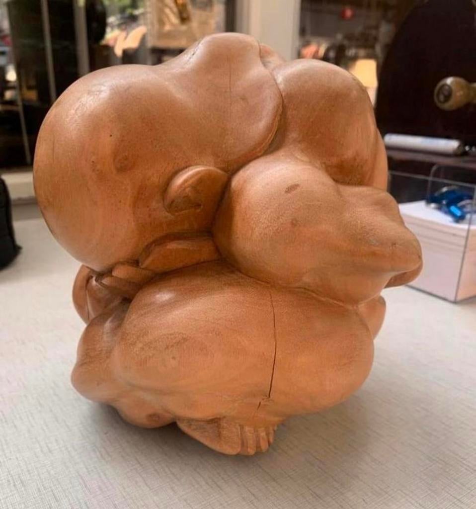 Buddha Oude Orang Malu 20 cm Buddha ongeolied, droog hout., Huis en Inrichting, Woonaccessoires | Boeddhabeelden, Ophalen of Verzenden