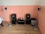 5.1 Dolby Surround Set: B&W, KEF, Q-Acoustic met kabels, Gebruikt, 70 watt of meer, 5.1-systeem, Overige spelers