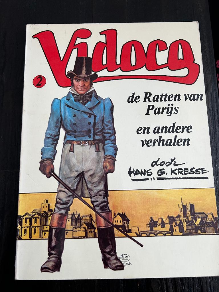 Stripboek Vidocq de ratten van Parijs deel 2 eerste druk 80s, Boeken, Eén stripboek, HANS G. KRESSE, Ophalen, Gelezen