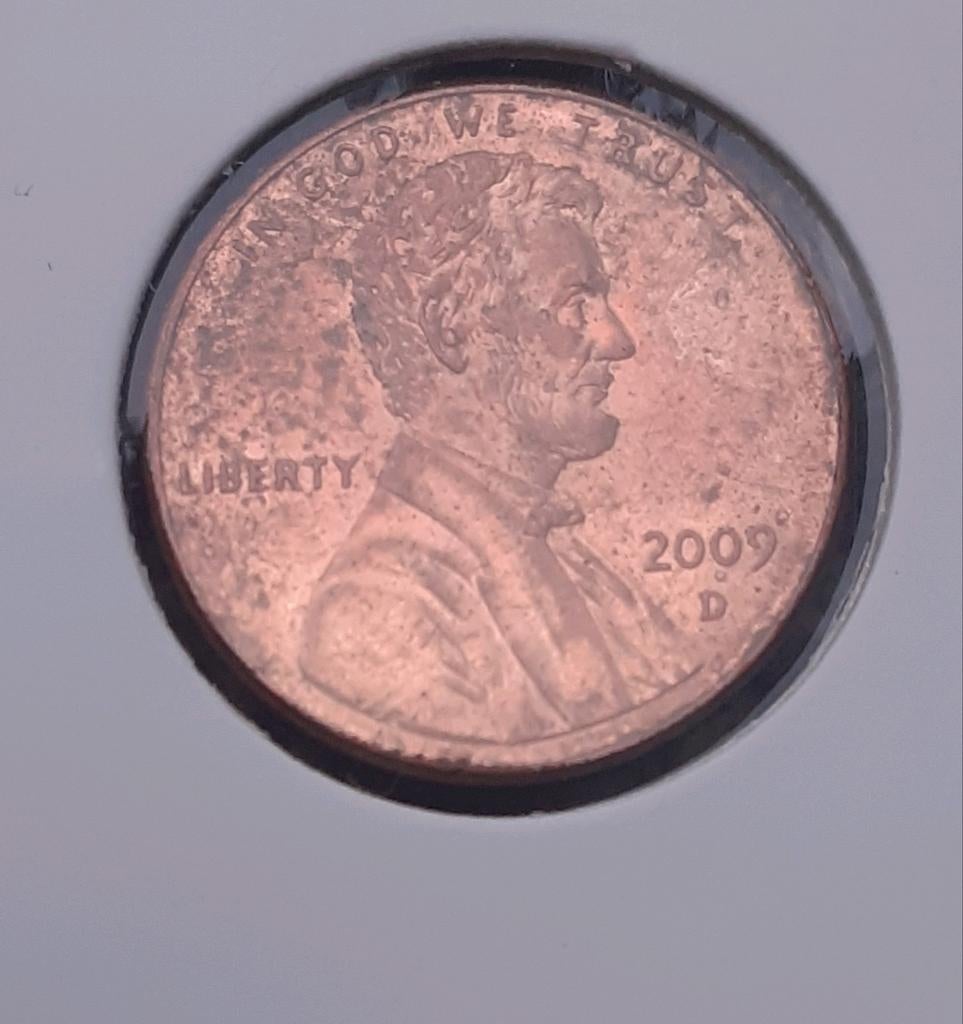 Amerikaanse munt 2009-D Lincoln cent, Ophalen of Verzenden, Losse munt