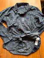 Polo Ralph Lauren overhemd met paisley print, Ophalen of Verzenden, Zo goed als nieuw, Blauw, Halswijdte 41/42 (L)