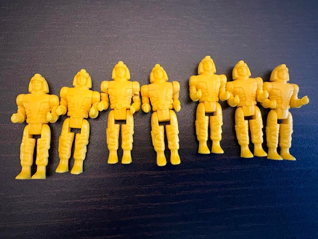 Vintage Bluebird Manta Force Manta Wolves actiefiguren, Ophalen of Verzenden, Gebruikt