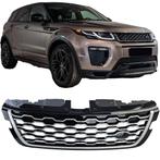 Grill Voor Range Rover Evoque L551 Glans Zwart met Zilveren