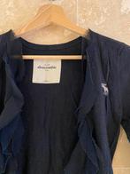 Abercrombie gebreid vestje donkerblauw voor voorjaar, Blauw, Ophalen of Verzenden, Zo goed als nieuw, Lange mouw