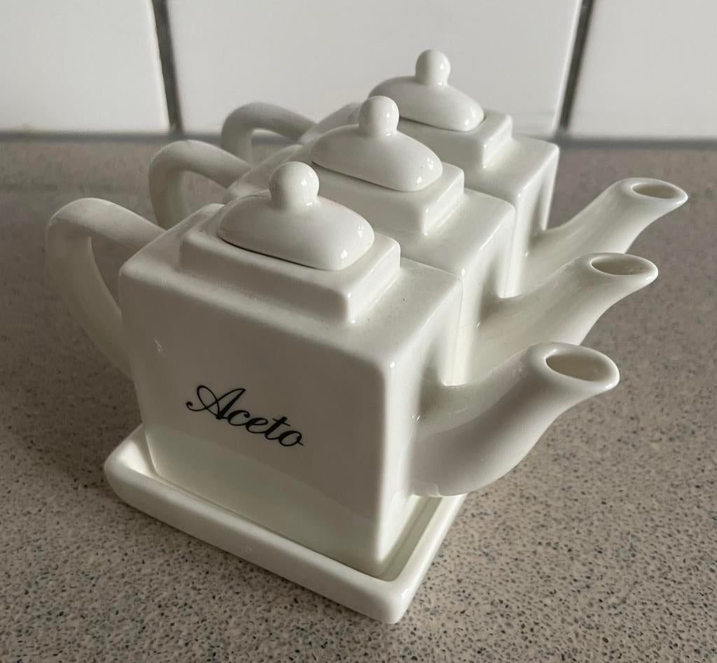 Prachtige set voor azijn balsamico en olie Rivièra Maison, Huis en Inrichting, Keuken | Servies, Ophalen of Verzenden, Zo goed als nieuw