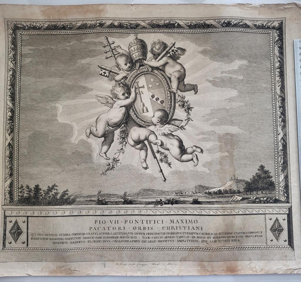 Te koop antieke gravure, Antiek en Kunst, Kunst | Etsen en Gravures, Ophalen of Verzenden