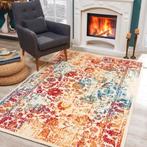 PRACHTIG kleurrijk gebloemd vloerkleed!! (NIEUW!), 100 tot 150 cm, Ophalen of Verzenden, Rechthoekig, Nieuw