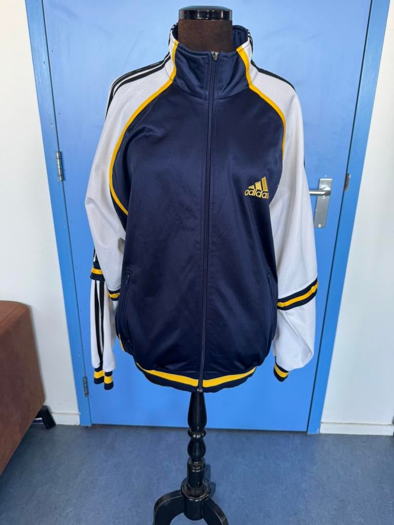 ADIDAS Vintage jaren 90 ADults 'Double Function Trainingspak, Kleding | Heren, Sportkleding, Verzenden, Gedragen, Blauw