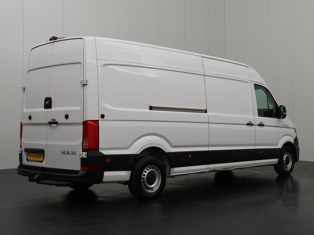 MAN TGE 2.0TDI 140PK L4H3 Maxi | Multimedia | Camera | Trekh, Voorwielaandrijving, Stof, Gebruikt, 4 cilinders