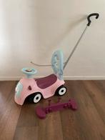 Smoby loopauto incl duwstang en opzetbaar voetstuk, Ophalen, Gebruikt