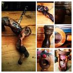 Retro notenkraker kurkentrekker pepermolen zandloper '70, Ophalen of Verzenden