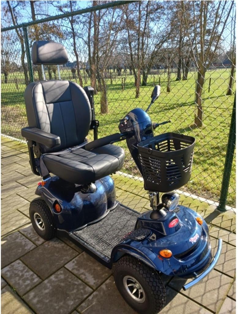Scootmobiel mango Tiger 4, Ophalen, Zo goed als nieuw, 16 km/u of meer, Mango